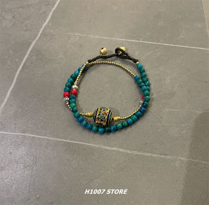 Vòng Tay Dệt Thủ Công Phong Cách Dân Tộc Thiết Kế Nhỏ Cho Nam Và Nữ Cảm Giác Cao Cấp Lạnh Phong Cách Cặp Đôi Trang Sức Tay Xu Hướng Quốc Gia