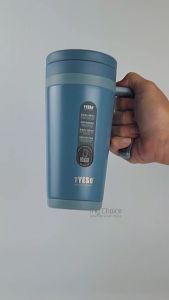 TYESO TS-8839 Thermos Coffee Tumbler 500ml Office Cup With Handle And Filter Design 304 Stainless Steel Double Wall Vacuum Insulated Thermal Flask Cawan Kopi Keep Hot & Cold Drink Coffee Mug 保温杯咖啡杯