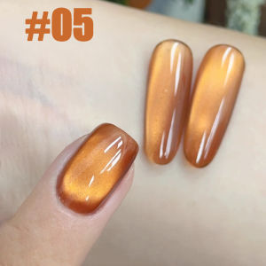 Sơn Gel Móng Tay Mắt Mèo WS Golden Autumn Amber Glass Bead Calendula 10ml Bộ Sưu Tập Thời Trang Lấp Lánh