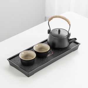XIANGYE | Black Clay Japanese Minimalist Single User Tea Set
