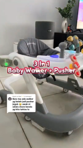 Baby walker with music Advanced Adjustable Heights walker baby murah Pejalan kaki bayi baby Push Pejalan kaki bayi学步车