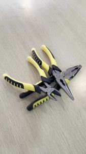 8-inch Industrial Wire Cutting Pliers - High Hardness Needle-nose & Diagonal Pliers Set Multi-functional Tool Collection