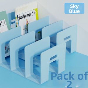 Acrylic Book Organizer Desktop Multi-level