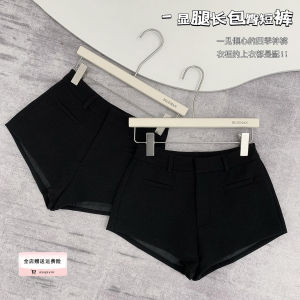 Quần Short Công Sở Bó Sát Màu Đen One Wen Ning Cho Nữ Quần Bó Sát Thời Trang Thường Ngày Quần Bó Sát Gợi Cảm Mùa Hè 2025