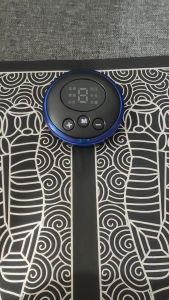 【Xavier】 Smart EMS Foot Massager Mat - Portable Acupressure Massage Device for Reflexology and Meridian Points - Rechargeable Foot Massager with Pulsating Currents for Ultimate Foot Therapy!
