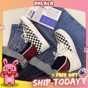 OLL Canvas Women shoes Design Cute Thick Soled Student Sneakers Kasut Lady
