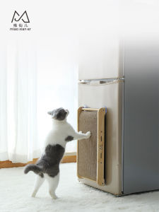 Miaoxianer Vertical Corrugated Cardboard Cat Scratcher Wear-resistant Claw Grinder Sofa Protector Small Medium Cat Toys