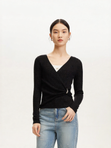Vero Moda | Áo Sweater Elegance Phù Hợp Bóng Nhũ