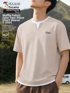 TUCANO | Elegant New Summer Herringbone V-Neck T-Shirt