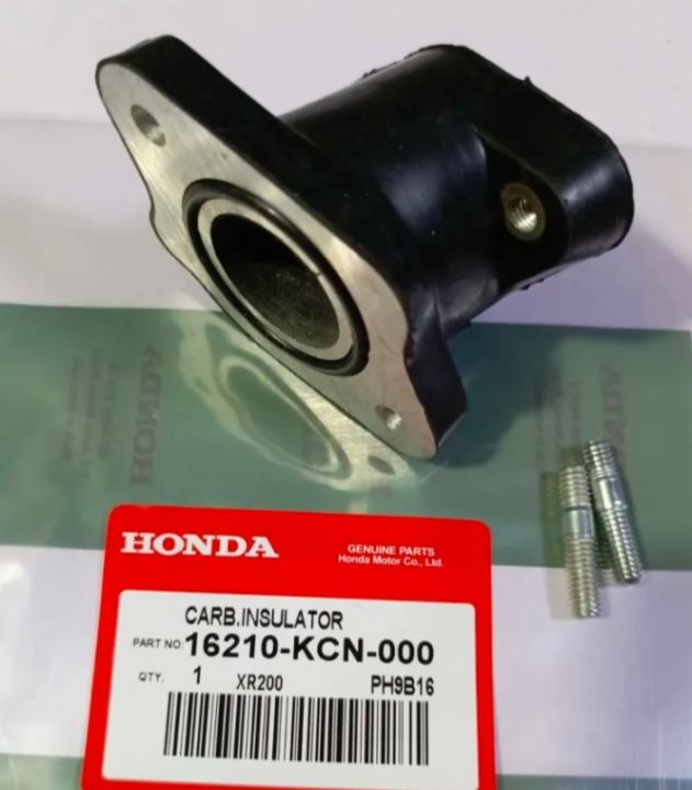 Folded Intake Honda genuine xr200/xlr200 intake mani fold/carburetor insulator ...