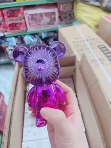 Quạt tích điện cầm tay (con gấu) mầu phối xinh sắn đáng yêu và đầy tiện lợi