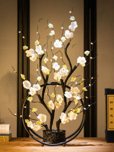 Elegant Iron Merlot Branch Tabletop Decoration Chinese New Home Entrance Living Room TV Cabinet Dining Sideboard Artcraft