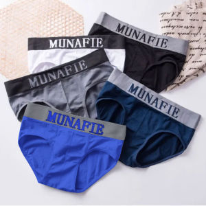 Seamless Sporty Comfortable Breathable Quick Dry Triangle Underwear Polyester Fiber mid Waist for Men Home Wear Inner Pants