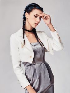 GOSSIP.D | Áo Khoác Tay Dài Ngắn Đa Năng Cho Đầm Mùa Thu Đông 2024