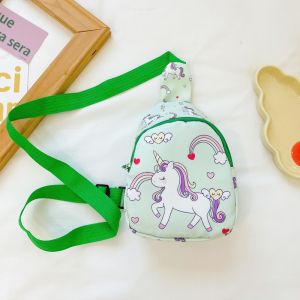 Princess Elsa Mini Crossbody Bag for Girls Superman Chest Bag for Boys Single Shoulder Cartoon Character Bags Childrens Fashion