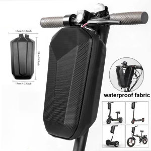 Scooter Bicycle Skateboard Waterproof Hard Shell Front EVA Hard Shell Bags Bicycle Handlebar Hanging Bag MTB Bike Carry Storage