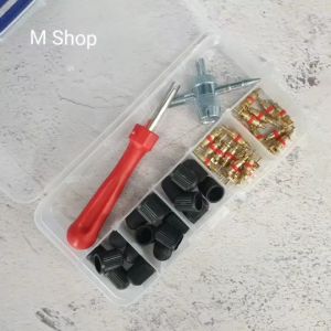 ชุดหัวขันศร ศรไส้ไก่ จุกปิดลมลยาง พร้อมใช้