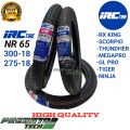 BAN LUAR IRC NR65 RING 18 300 275 RXKING RX KING SCORPIO THUNDER GL PRO MEGAPRO TIGER NINJA. 