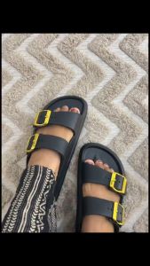 FGMM Sandal Wanita Tinggi Sandal Fuji Wanita Korea Sandal Karet Wanita Kekinian