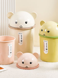 Thùng Rác Tròn Dung Tích Vừa Cho Phòng Ngủ Màu Nâu Hồng Xanh Lá Cây Xanh Thùng Đựng Đồ Dùng Để Bàn Gia Đình Thùng Rác Trang Trí