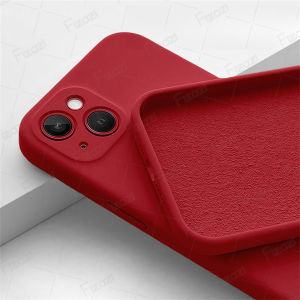 Original Liquid Silicone Phone Case For iPhone 11 6 6s 7 8 Plus Pro Max X XR XS Max SE 2020 Shockproof Back Cover