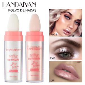 3 Color Fairy Powder Stick Highlighter Contour Makeup Illuminator Glitter Shimmer Brightening Face Beauty Creamy Blendable
