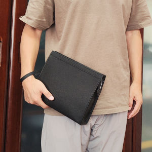 Túi Xách Da Cứng Cho Nam Túi Đựng Đồ Làm Việc Cho Nam Túi Xách Túi Đựng Đồ Công Sở Màu Đen Dung Tích Lớn Nhiều Khe Cắm Thẻ