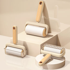 Homenhome แปรงลูกกลิ้งถอดเปลี่ยนได้ลูกกลิ้งกระดาษผมและอุปกรณ์ติดสำหรับใช้ในครัวเรือน