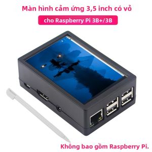 Raspberry Pi 3B Plus Màn Hình Cảm Ứng 3.5 Inch TFT LCD 320*480 Với Giao Diện GPIO ABS Dành Cho Raspberry Pi 3 Model B/B+