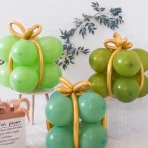 Balon Latex Gifts Box Balon Bentuk Kado Warna Chorome Macaron Doff
