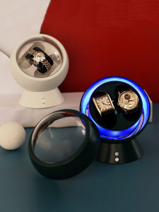 Space Cabin Gyroscope Mechanical Watch Home Use Automatic Wristwatch Movement Storage Box Magnetic Shockproof Design