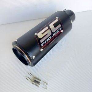 Silencer Knalpot Racing SC PROJECT DIAMETER 50/51mm Suara Padet Ngebas