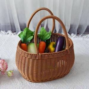 DIHUANTUO | Multifunctional Wicker Basket Elliptical