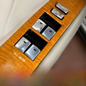 Toyota Estima Acr50 Glass Elevator Button Sticker Previa One Touch Start Decoration Patch Aluminum Car Interior Decoration