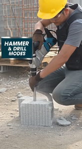 Industrial Portable Heavy-Duty Chipping Gun/Rotary Hammer Drill