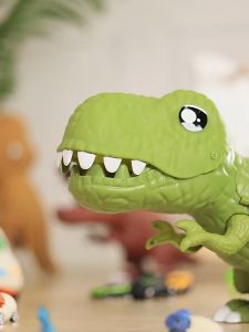 Đường trượt khủng long với nhiều xe trượt hình khủng long ngộ nghĩnh giành cho các bé