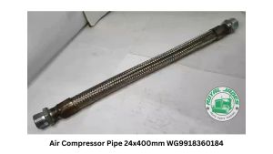 1PC New Truck Stainless Steel Bellow Air Compressor Pipe 24x400mm WG9918360184
