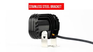 New 3" 60W LED Work Light Square Waterproof Yellow Fog Driving Light with IP67/IP68 Compatibility