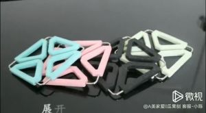 Tatakan Piring Adjustable Anti Panas Bahan Karet dan Stainless Steel 1MN90