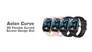 Aolon Curve สมาร์ทวอทช์หน้าจอโค้ง หน้าจอ 2.01 นิ้ว กันน้ำ IP68 โทรออก/รับสาย บันทึกจำนวนก้าว/ก้าว/แคลอรี่/โหมดออกกำลังกาย