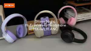MOXOM MX-WL91 ANC STARRY NIGHT HI-FI HEADSET WIRELESS BLUETOOTH V5.4 EARPHONE