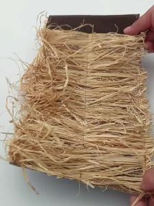 Pet Rabbit Arched Tunnel Toy Guinea Pig Chinchilla Hiding Grass Nest Simulated Pet Thatched House Summer Pavilion Leisure Toys