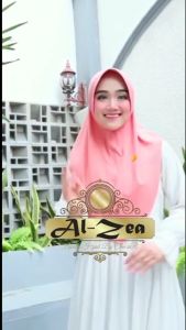 Al-zea Alina Size M hijab Instan Bergo Pinguin Jilbab Pet Antem Kerudung Jersey Premium