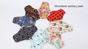 Reusable Sanitary Pads High Quality Washable Bamboo Charcoal Pads Women Menstrual Sanitary Pads Reusable Bamboo Cloth Pads Super Absorbent Sanitary Pad Washable Menstrual Napkins Creative Pad Washable Sanitary Pads Sanitary Towel