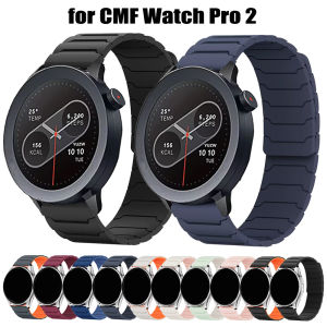 for CMF Watch Pro 2 Strap Sport Silicone Wristband Magnetic Loop Bracelet For CMF Watch Pro 2 Smart Watch Band Correa Accessorie