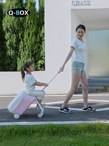 Q-BOX READY Stock NEW 20inch Travel Bag Travel Luggage Kid Foldable Trolley Carry on Suitcase Luggage