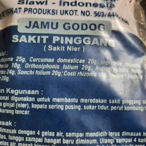 Jamu Godog sakit pinggang