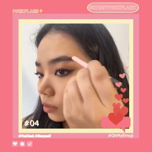 PINKFLASH Waterproof Easy Eyebrow Pencil | Pensil Alis | Pink Flash Waterproof BPOM PF-E02
