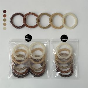 Highly Elastic Hair Rope Phone Line Hair Ring Headdress Female Fashion Jelly Color Headband Hair Accessories Does Not Hurt Hair Tie Hair Rubber Band