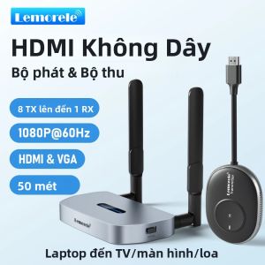 Bộ Thu Phát HDMI Không Dây Lemorele 50m Bộ Phát Và Thu Video 1080P Bộ Mở Rộng Cho Màn Hình PC TV Bộ Phát Âm Thanh & Video